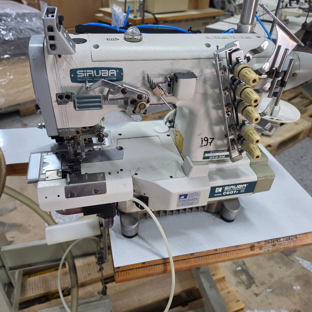 SIRUBA ONDERDEK MACHINE, Gebruikt, Lockmachine, Industrieel, Ophalen