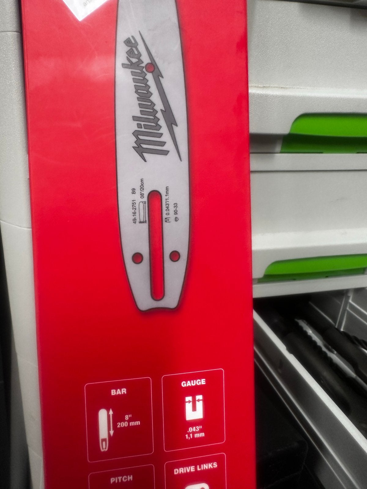 Milwaukee Kettingzaagblad 8" / 200mm - Nieuw, Ophalen of Verzenden, Nieuw, Kettingzaag