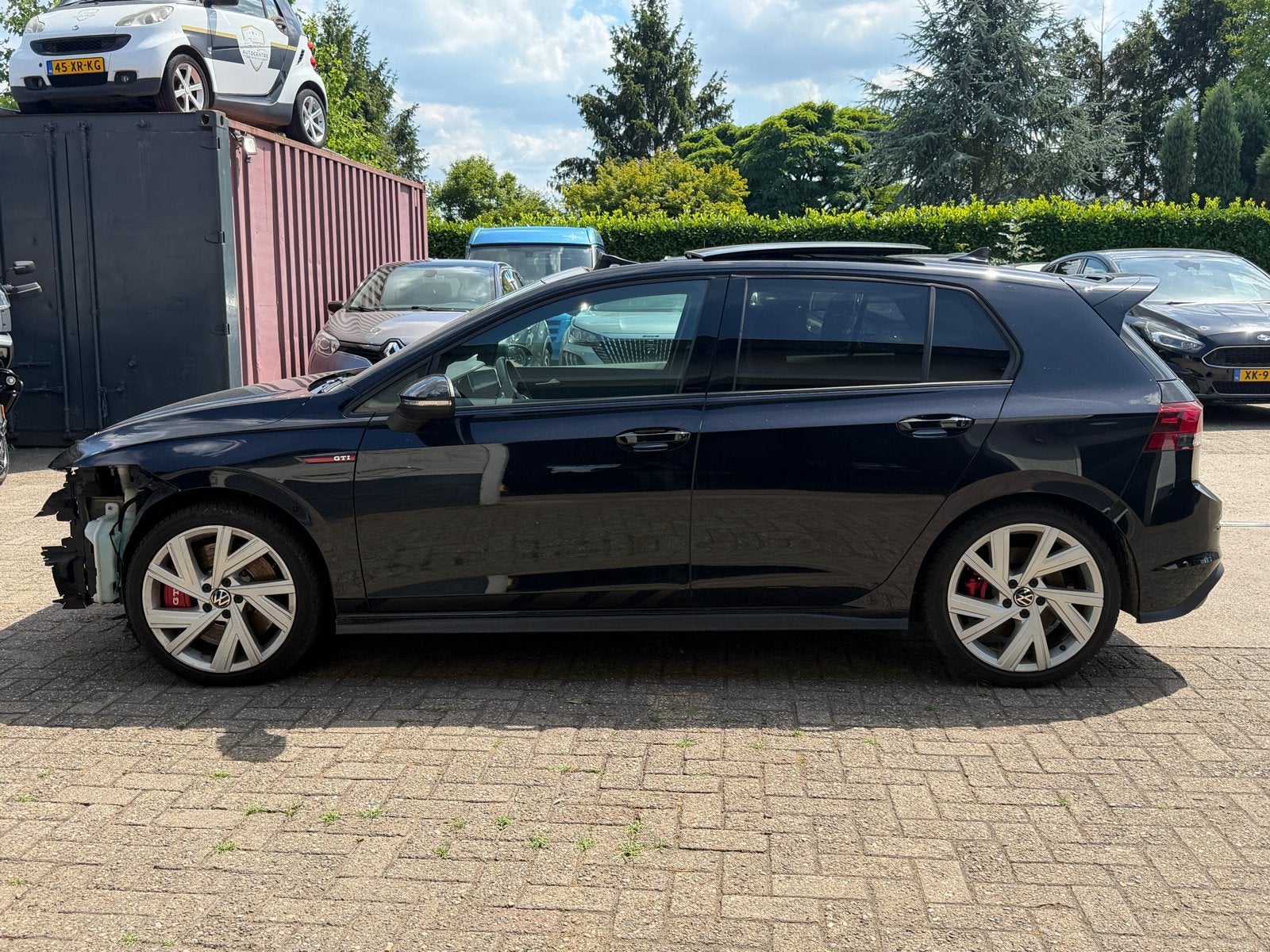Volkswagen Golf GTI CLUBSPORT! 300PK PANO ( schroefschade ), Auto diversen, Volkswagen, Zwart, Benzine, Hatchback