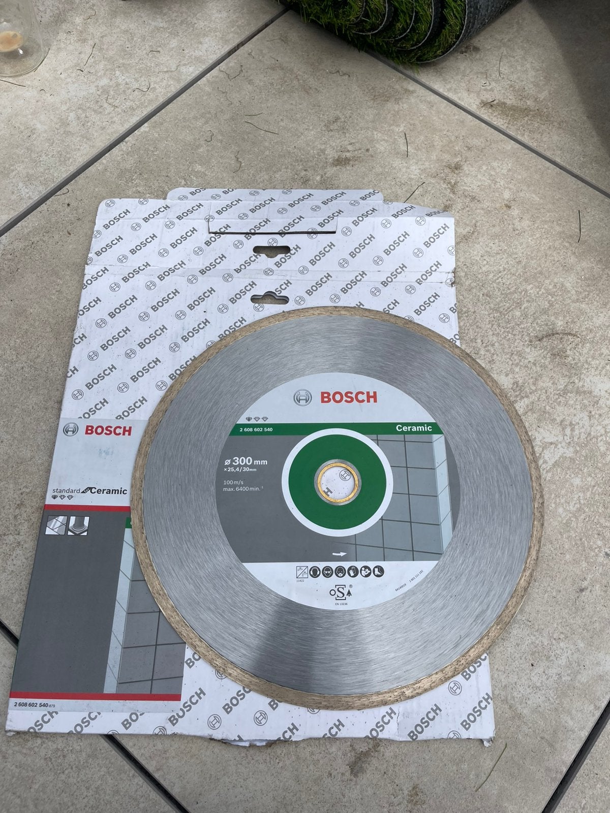 Kermamisch zaagblad, Doe-het-zelf en Verbouw, Gereedschap | Slijpmachines, Ophalen of Verzenden, Zo goed als nieuw, 1000 watt of meer