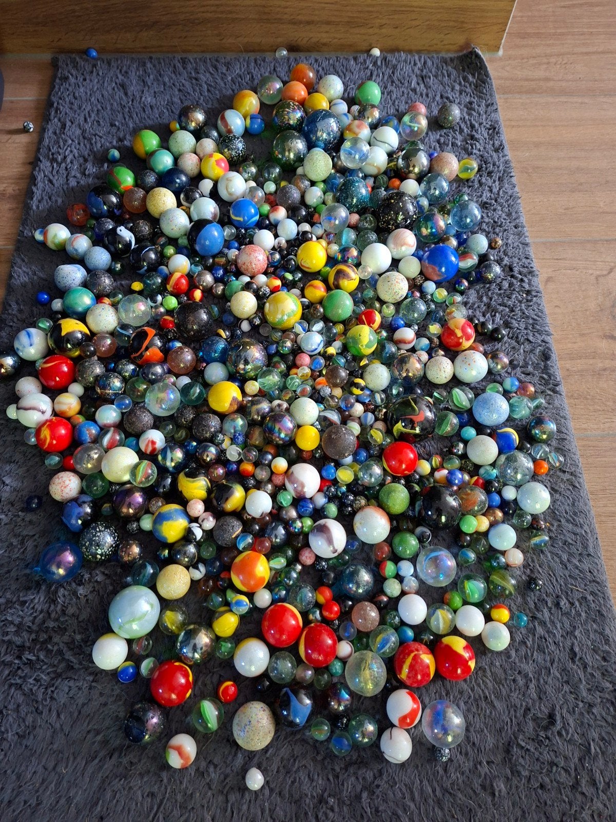 Grote verzameling knikkers in diverse kleuren en maten, Ophalen of Verzenden, Gebruikt, Jongen of Meisje
