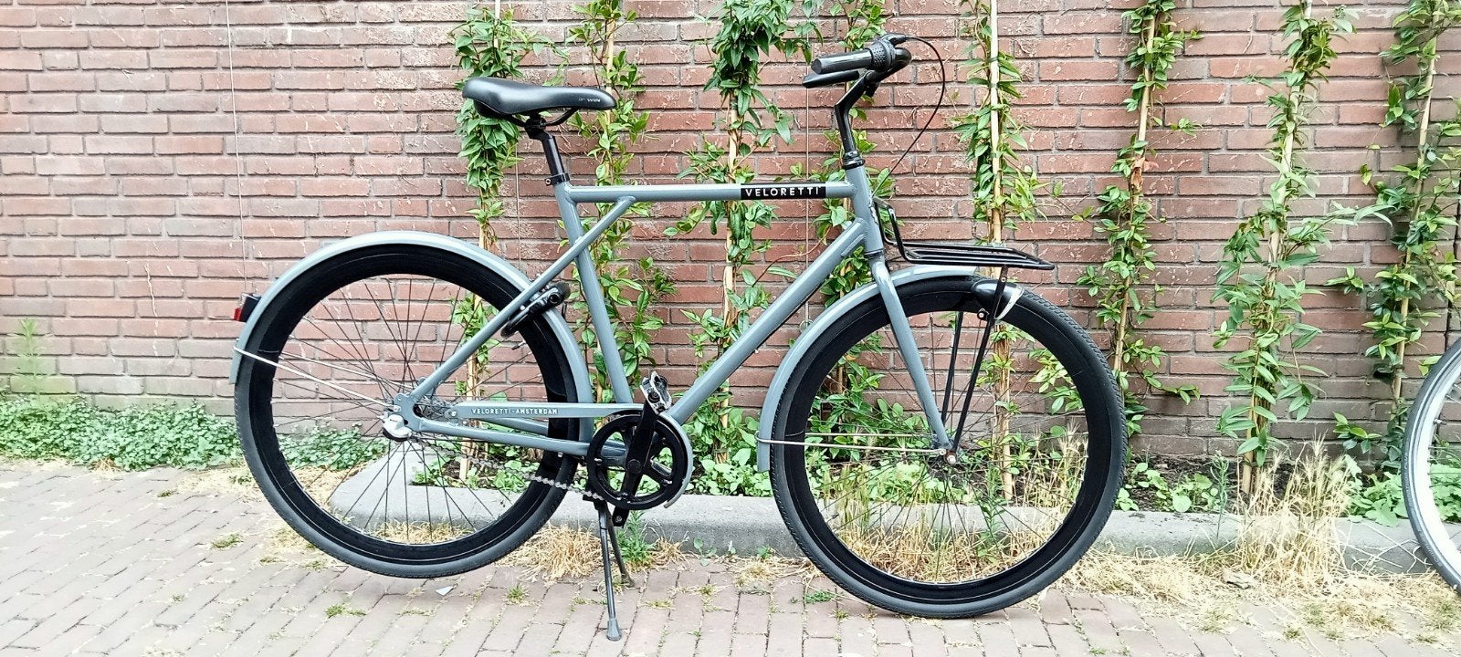 Veloretti Caféchaser Gun Metal Grey ZGAN, Terugtraprem, Versnellingen, Zo goed als nieuw, 57 tot 61 cm