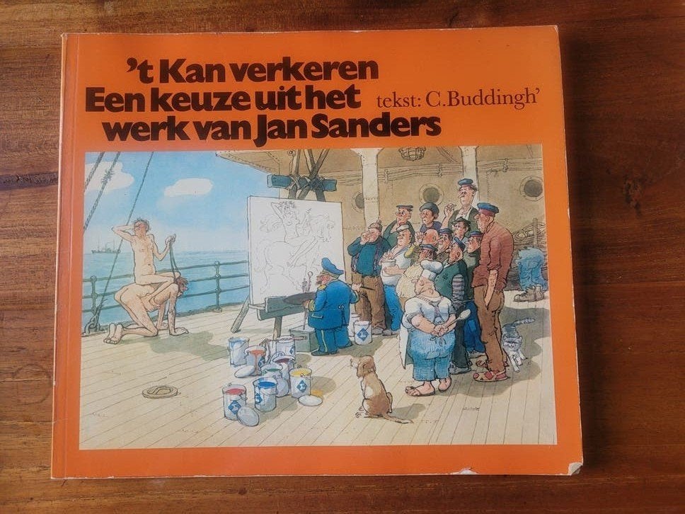 Jan Sanders: 't Kan verkeren - Humoristische tekeningen, Boeken, Humor, Ophalen of Verzenden