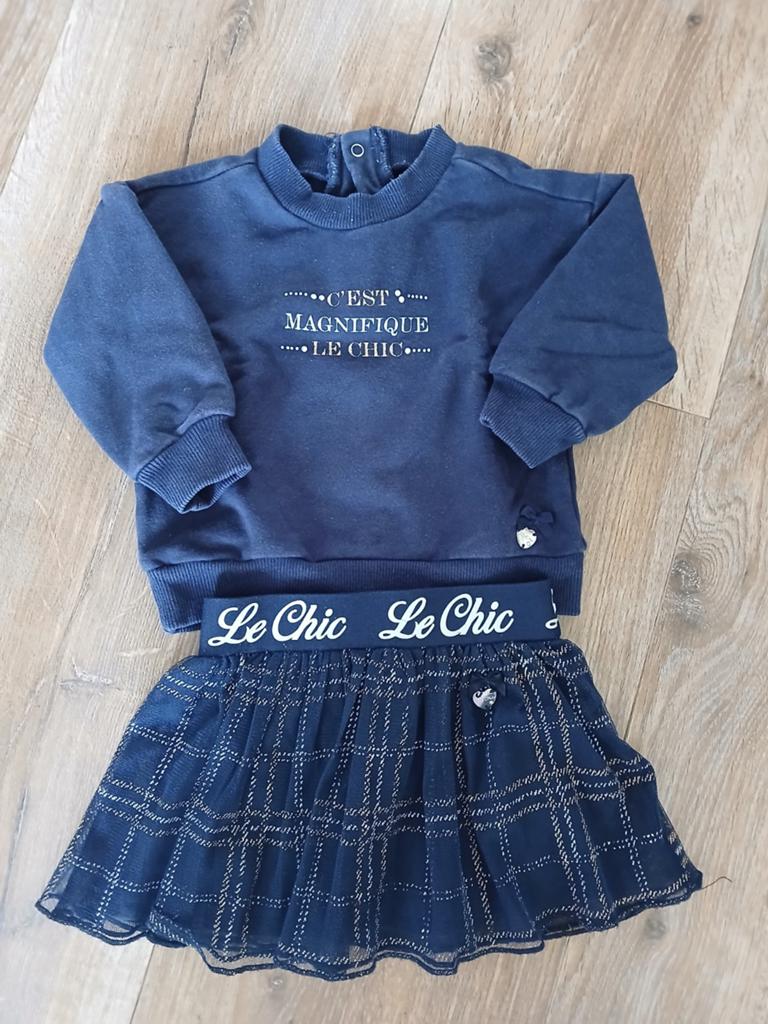 Le chic setje maat 80, Meisje, Le Chic, Ophalen of Verzenden, Zo goed als nieuw