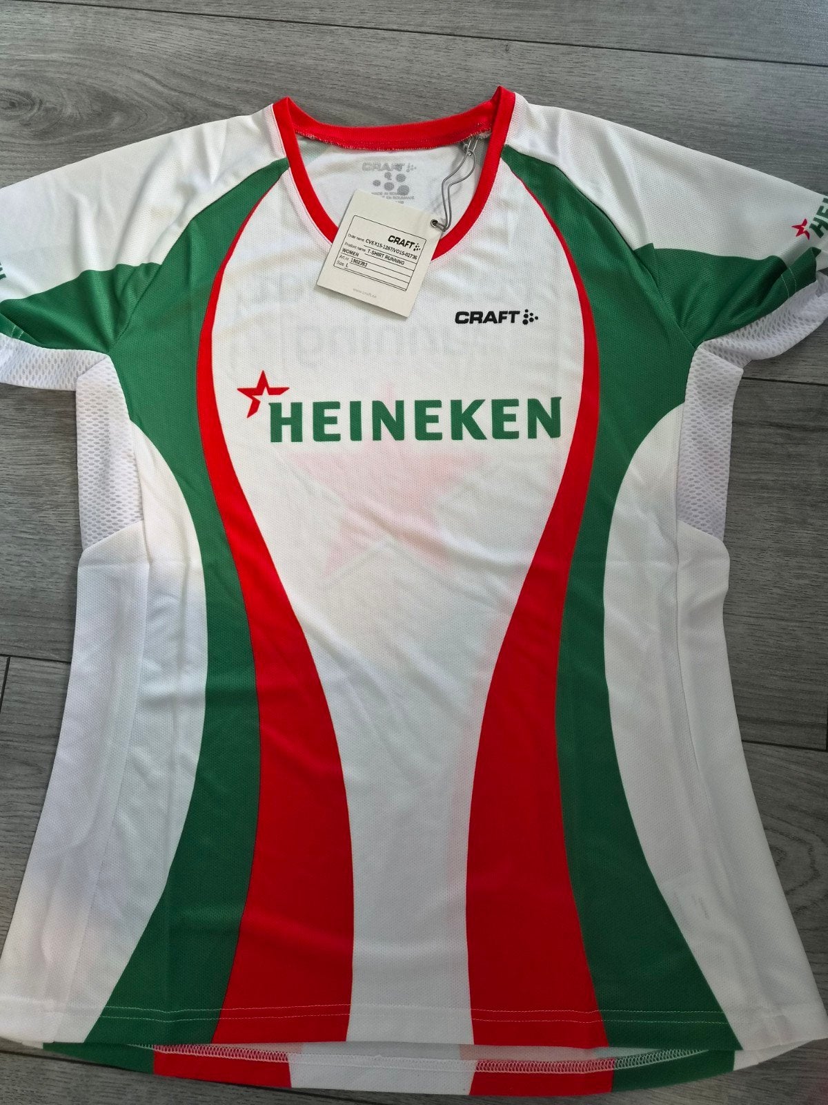 Craft Heineken hardloopshirt - Maat L, Wit, Maat 42/44 (L), Nieuw, Ophalen of Verzenden