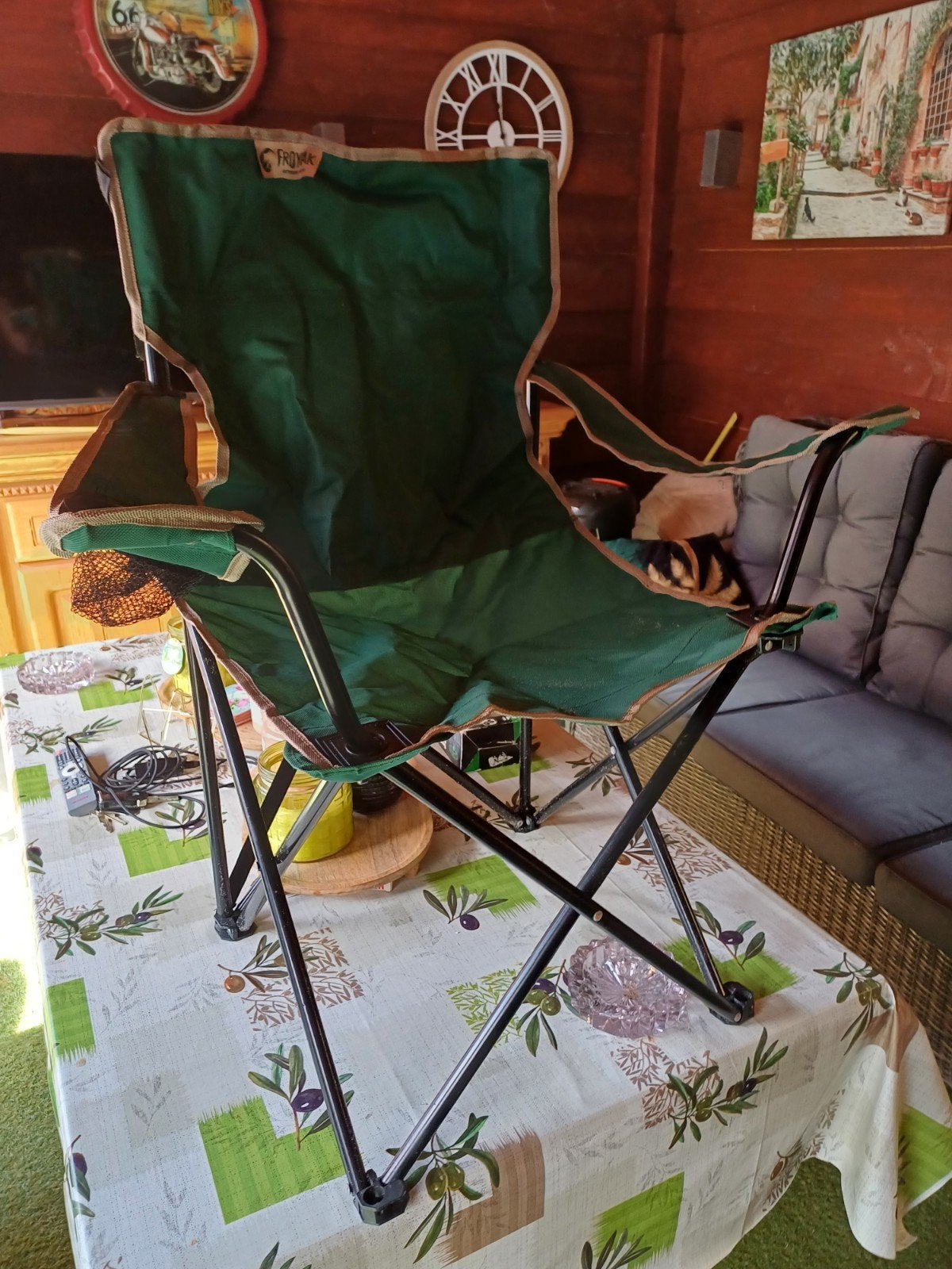 Froyak opvouwbare campingstoel met draagtas, Ophalen, Gebruikt, Campingstoel