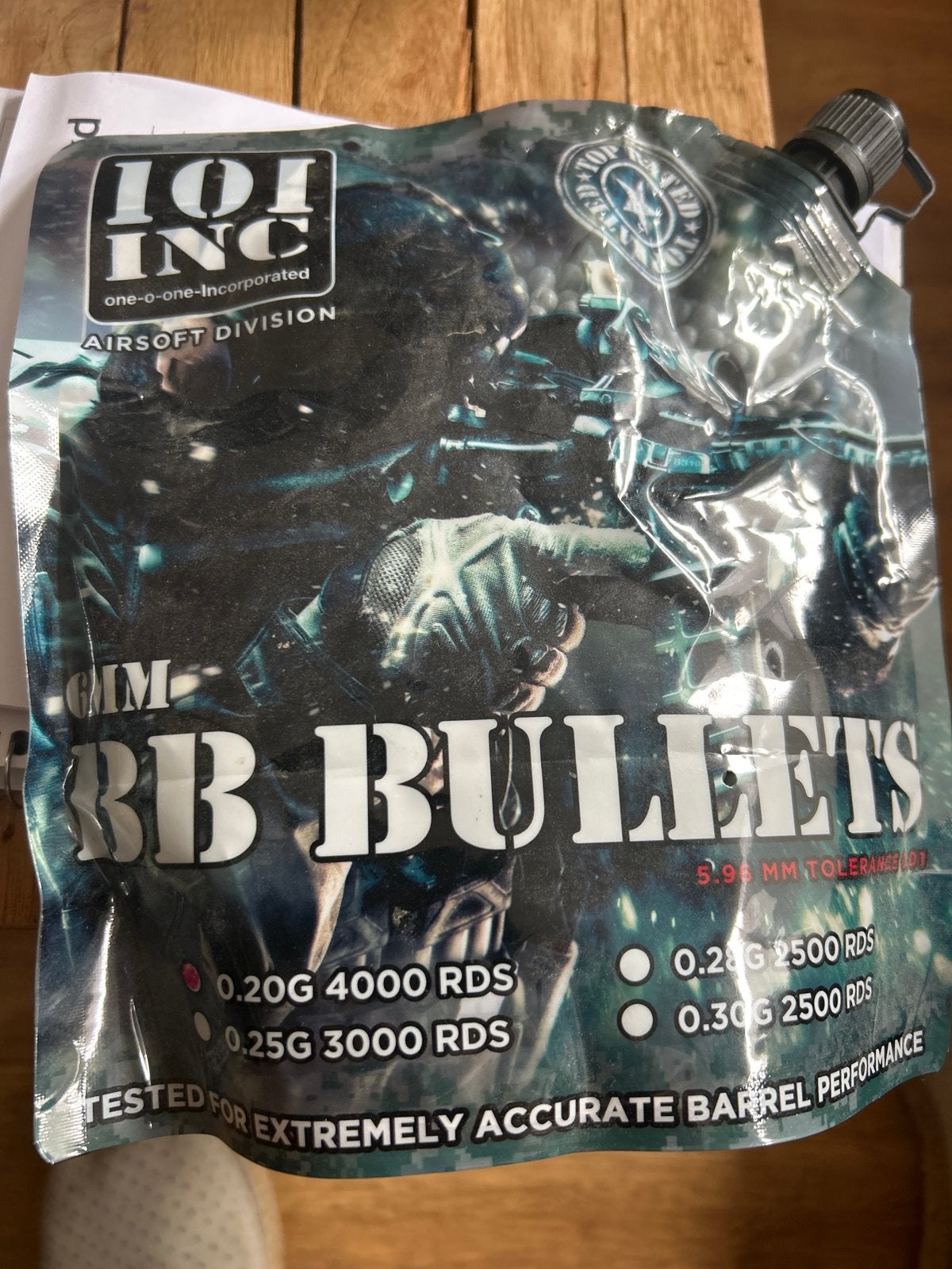 2x 101 INC Airsoft BB Bullets - Diverse Gewichten, Ophalen of Verzenden, Nieuw