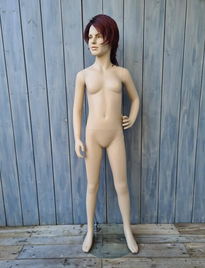 etalagepop kindje meisje 152 cm Nu Body paspop 8, Ophalen of Verzenden, Gebruikt, Paspop