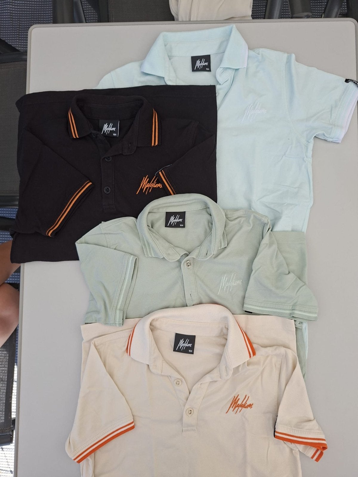 4 Malelions polo's maat 164, Ophalen of Verzenden, Gebruikt, Jongen, Shirt of Longsleeve