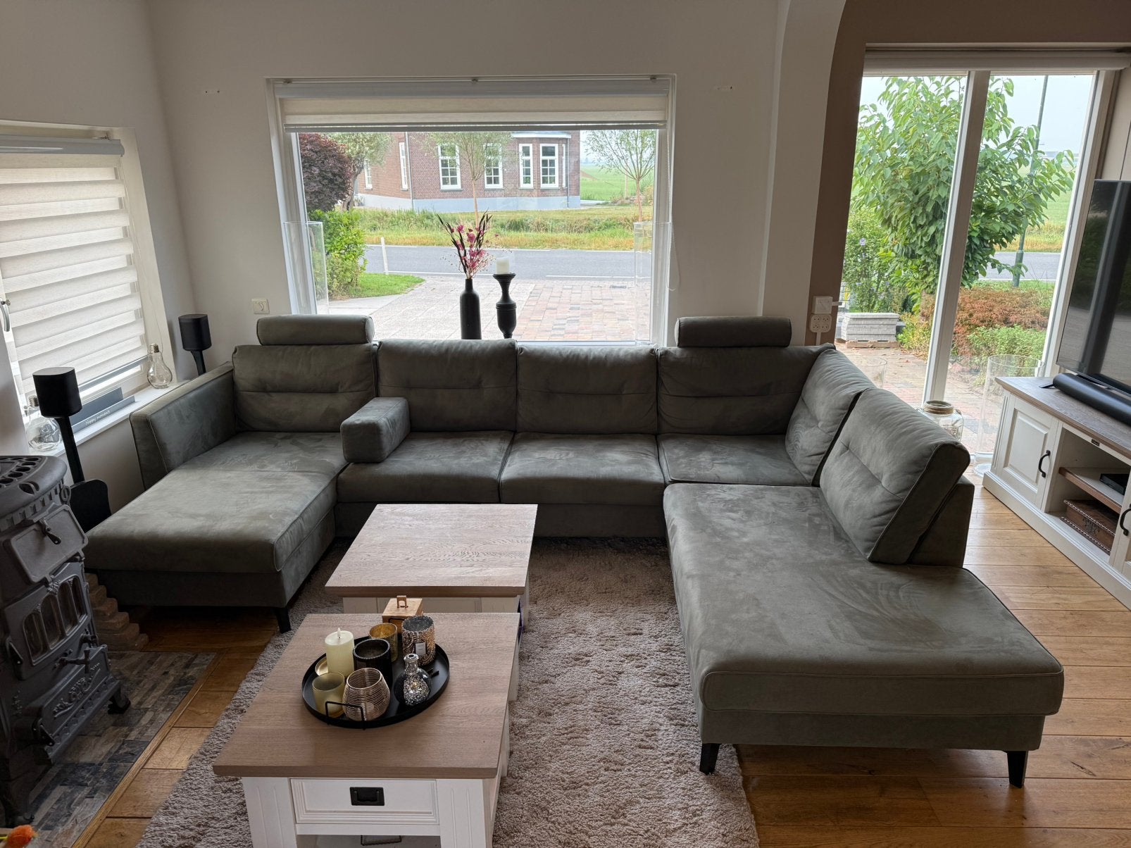 Hoekbank Pronto Wonen – slechts 2 jaar oud, Huis en Inrichting, Ophalen, Gebruikt