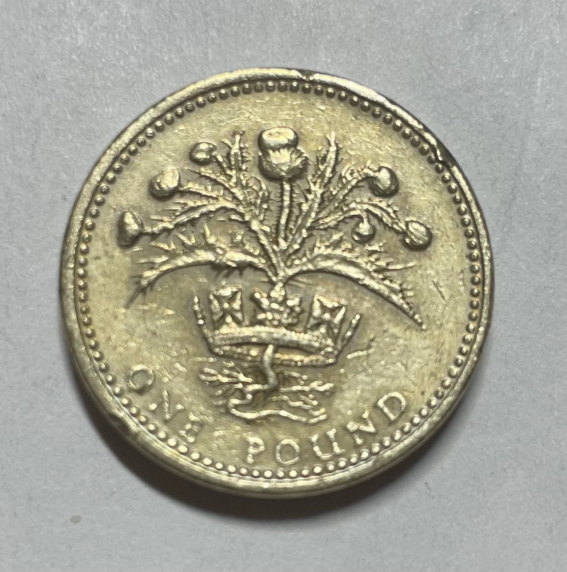 1 pond Engeland 1989, Postzegels en Munten, Ophalen of Verzenden