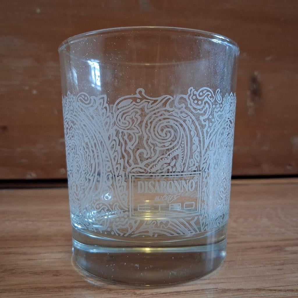 Disaronno wears Etro  glass, Verzamelen, Ophalen, Overige typen