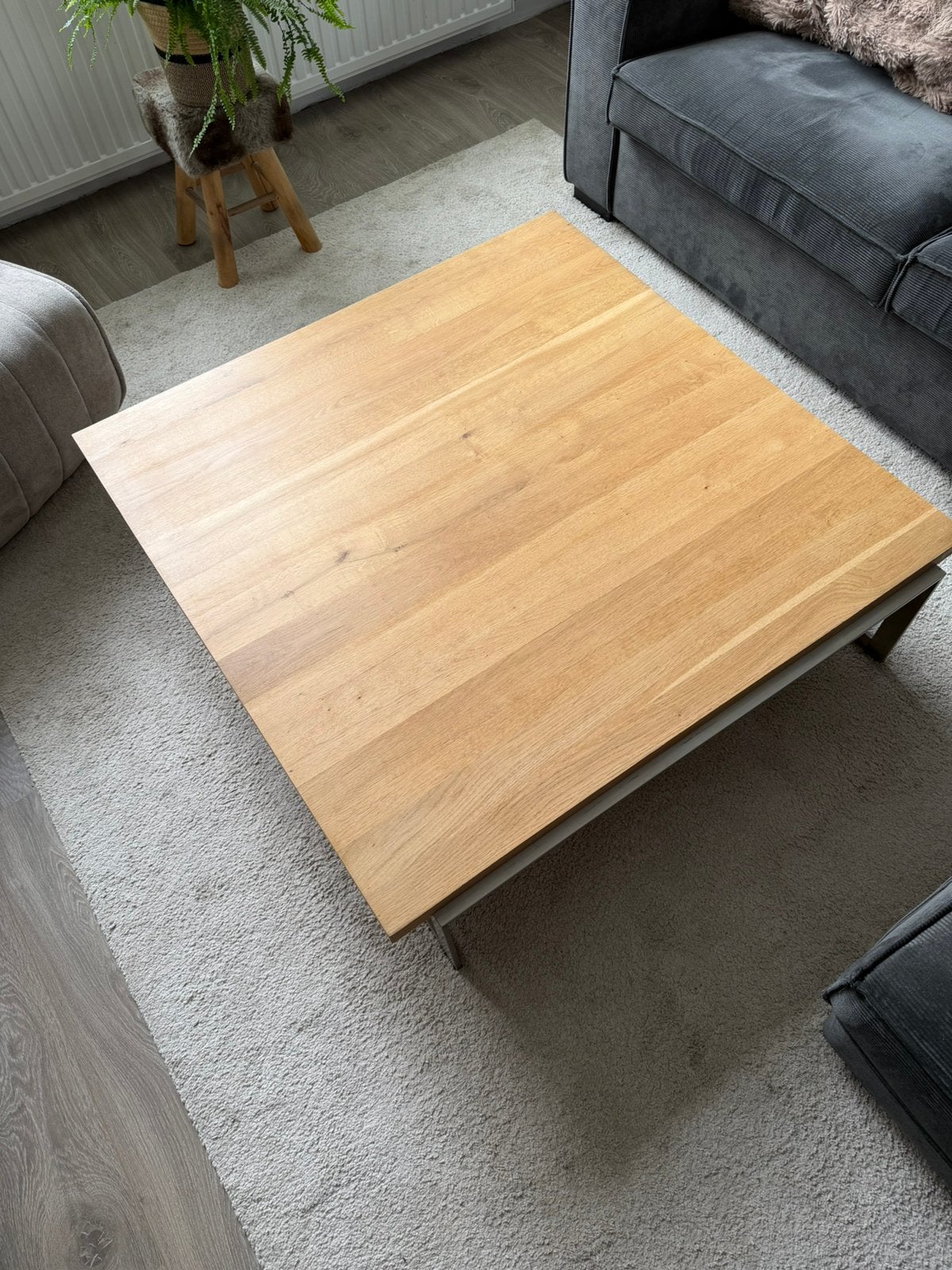 Bert Plantagie Eiken / Salontafel, Ophalen, 50 tot 100 cm, 50 tot 100 cm, Zo goed als nieuw