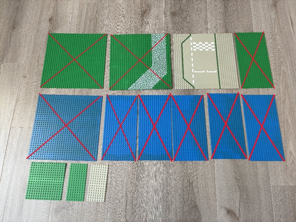 Lego Partij Basisplaten, Gebruikt, Overige thema's, Lego, Ophalen of Verzenden