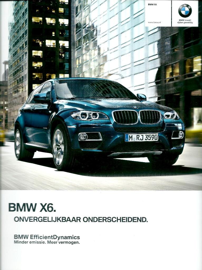 Brochure BMW X6 2013, Ophalen of Verzenden, Gelezen, BMW