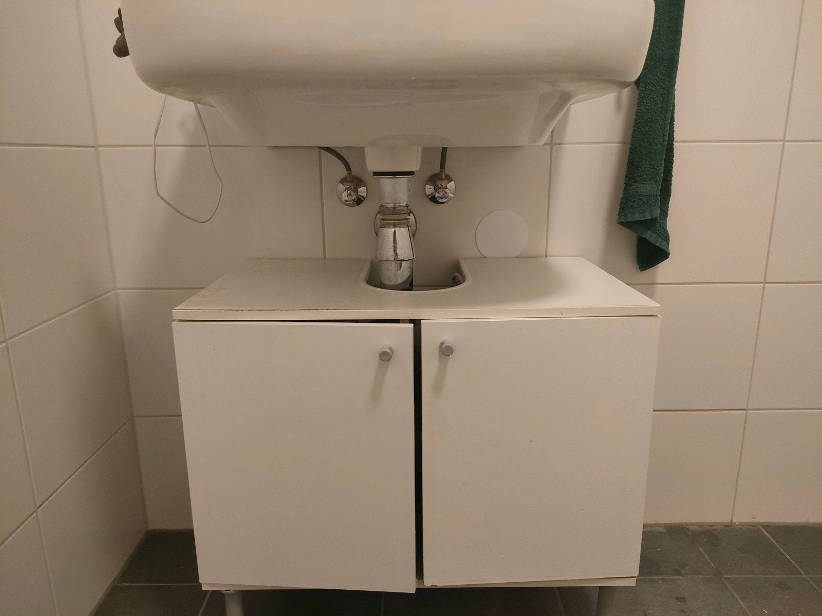 Wastafelkast met los pootje, Huis en Inrichting, Ophalen, Gebruikt, 50 tot 100 cm, Minder dan 100 cm