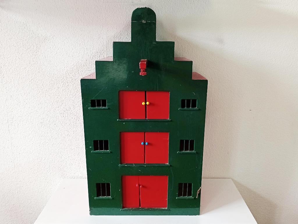 Miniatuur huis / poppenhuis / grachtenpand, Verzamelen, Ophalen, Gebruikt, Poppenhuis