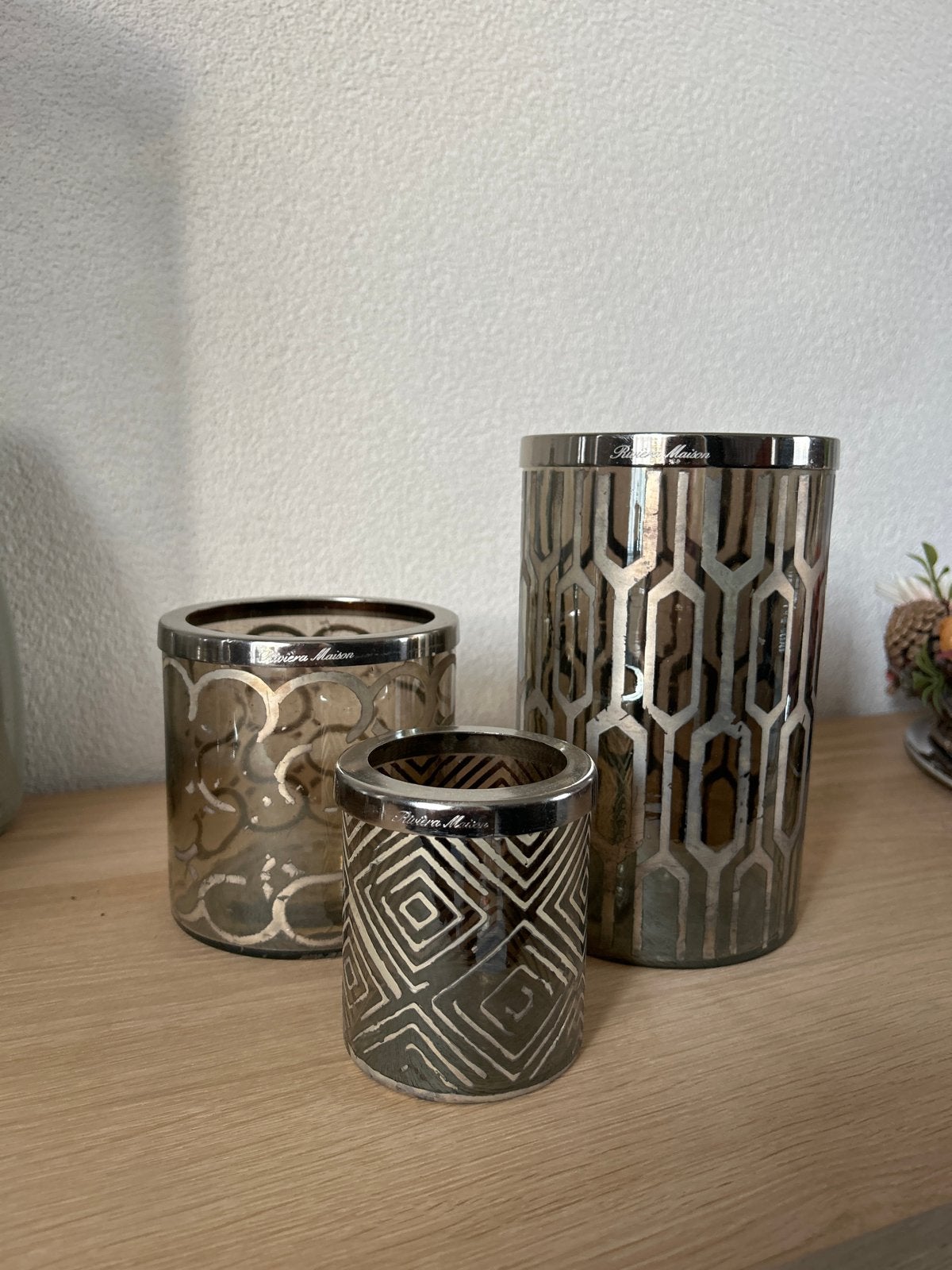 Riviera Maison The Classic Club Votive S, M, L, Ophalen, Gebruikt, Klassiek, Goud