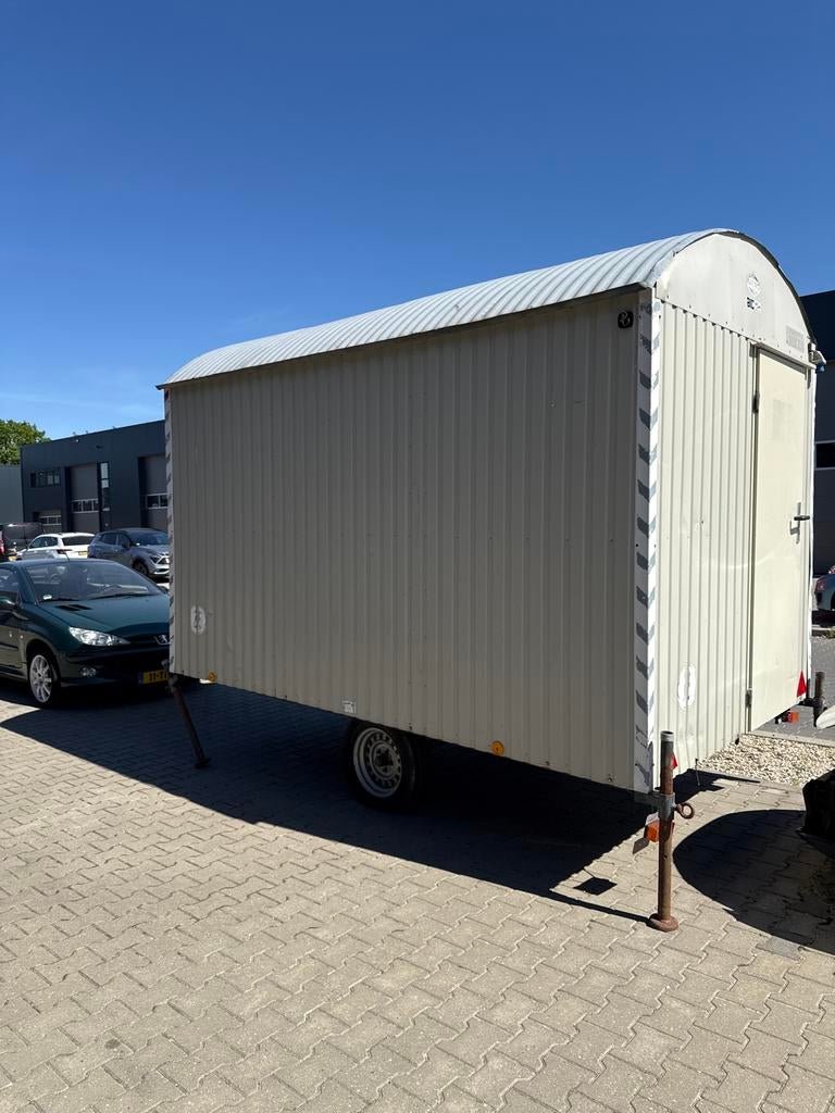 Robuuste bouwkeet / schaftwagen te koop, Ophalen, Gebruikt