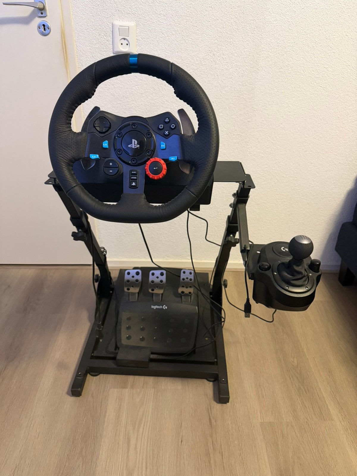 Logitech G29 racestuur voor Ps5. Inclusief houder en shifter, Ophalen, Zo goed als nieuw