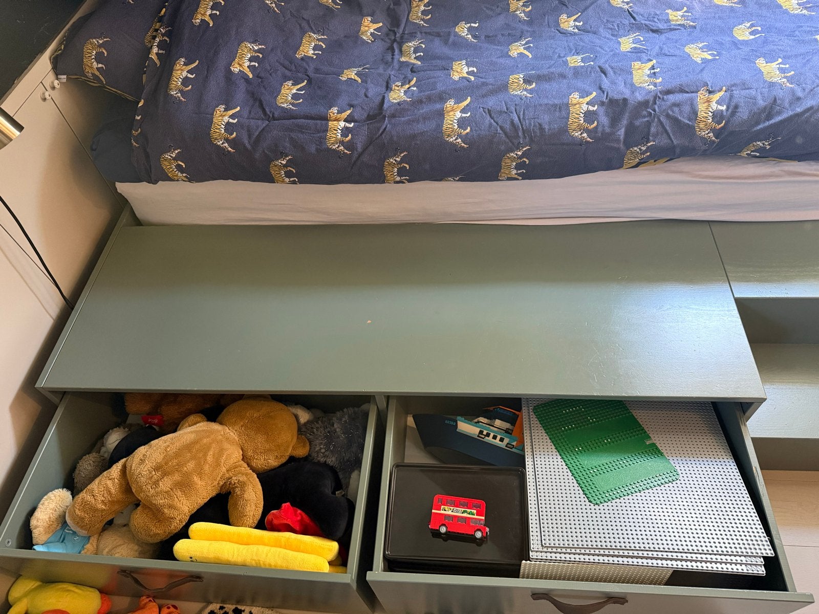 vtwonen Stage Bed Met Lades Grenen Soap 200x80cm, Ophalen, 90 cm, Eenpersoons, Zo goed als nieuw