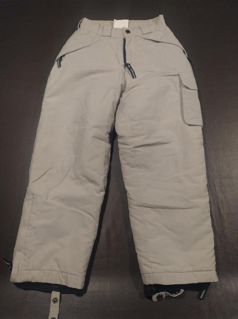 Grijze ski broek (maat 128 / 8 jaar), Overige merken, 100 tot 140 cm, Ophalen of Verzenden, Zo goed als nieuw