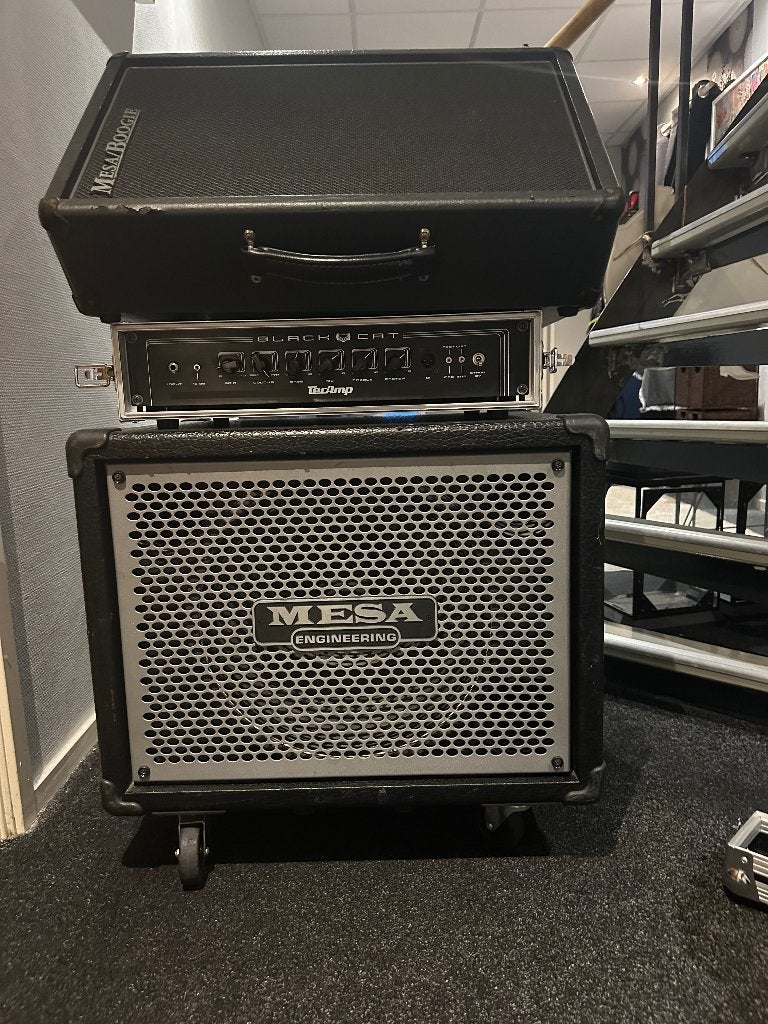 TecAmp (Eich) Black Cat met Mesa Boogie, AANBIEDING!, Muziek en Instrumenten, Versterkers | Bas en Gitaar, Ophalen, Zo goed als nieuw