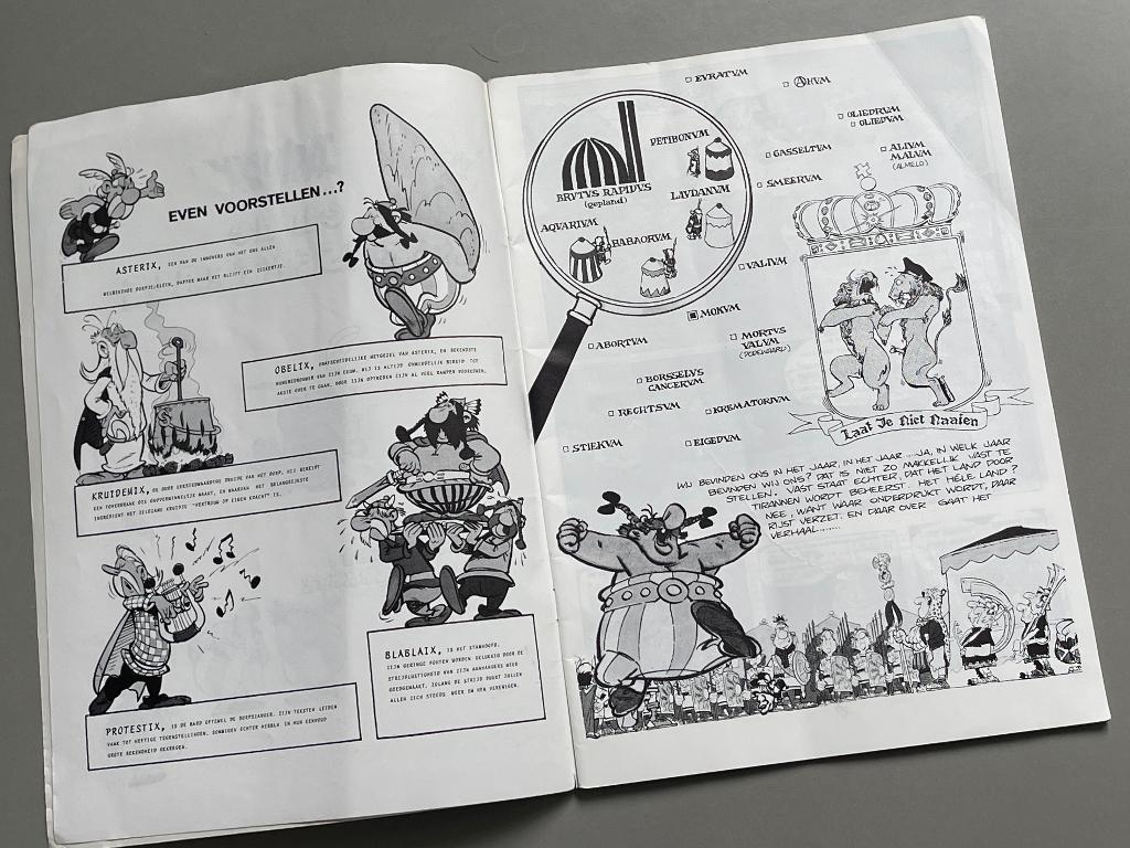 Stripalbum Asterix en de kernsentrale.  (parodie), Eén stripboek, Ophalen of Verzenden, Gelezen