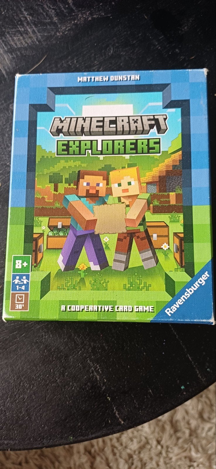 Sint tip Minecraft Explorers: Coöperatief Kaartspel Ravensbu, Een of twee spelers, Ophalen of Verzenden, Gebruikt, Ravensburger
