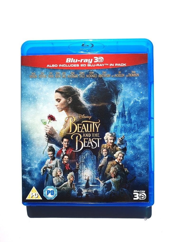 Beauty And The Beast 3D + 2D (2 disc), Ophalen of Verzenden, Zo goed als nieuw, 3D Blu-ray, Science Fiction en Fantasy