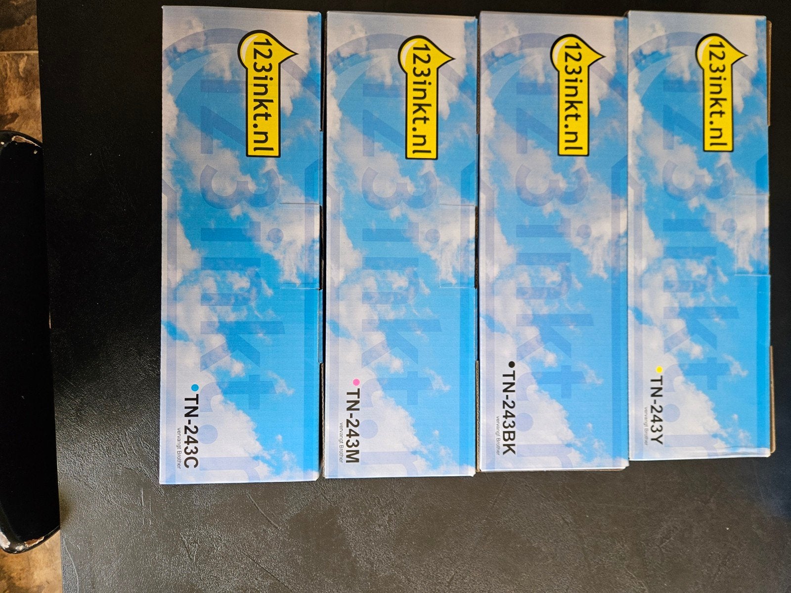 Originele Brother TN-243 Toners (Zwart + Kleuren) voor HL, Computers en Software, Ophalen of Verzenden, Nieuw