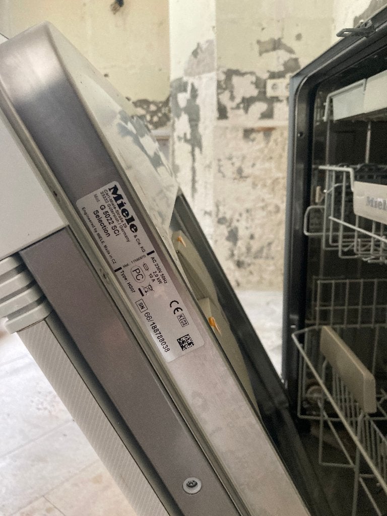 Miele vaatwasmachine, Witgoed en Apparatuur, Ophalen, Eco programma, Zo goed als nieuw, Inbouw