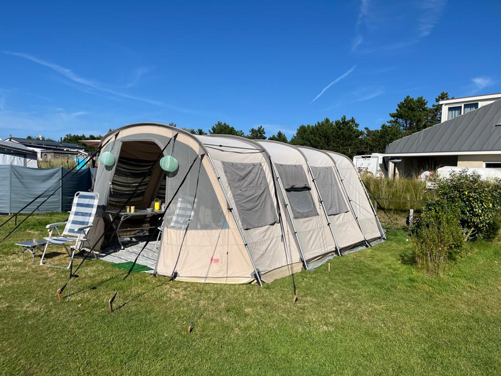 Redwood Willow 460 katoen tunneltent 5/6 personen, Ophalen, Gebruikt, Tot en met 6
