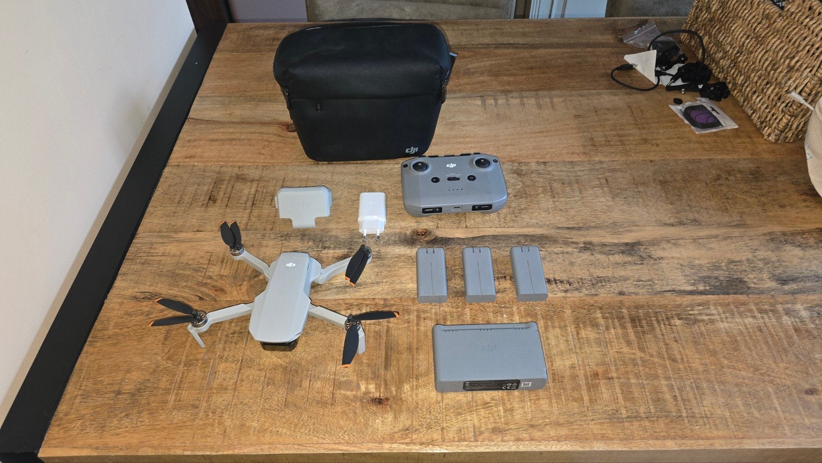 Dji mini 2 pro fly more combo, Audio, Tv en Foto, Drones, Ophalen, Cameradrone, Zo goed als nieuw, DJI