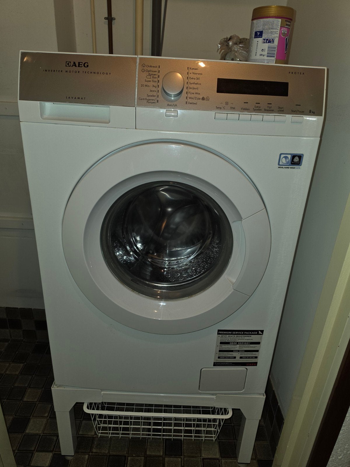 AEG Lavamat Protex 8 kg wasmachine, Witgoed en Apparatuur, Ophalen, 6 tot 8 kg, Gebruikt, 1600 toeren of meer