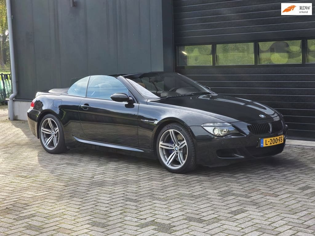 BMW 6-serie Cabrio M6 V10, 507PK, Airco Nette Auto, Automaat, Achterwielaandrijving, Gebruikt, Leder