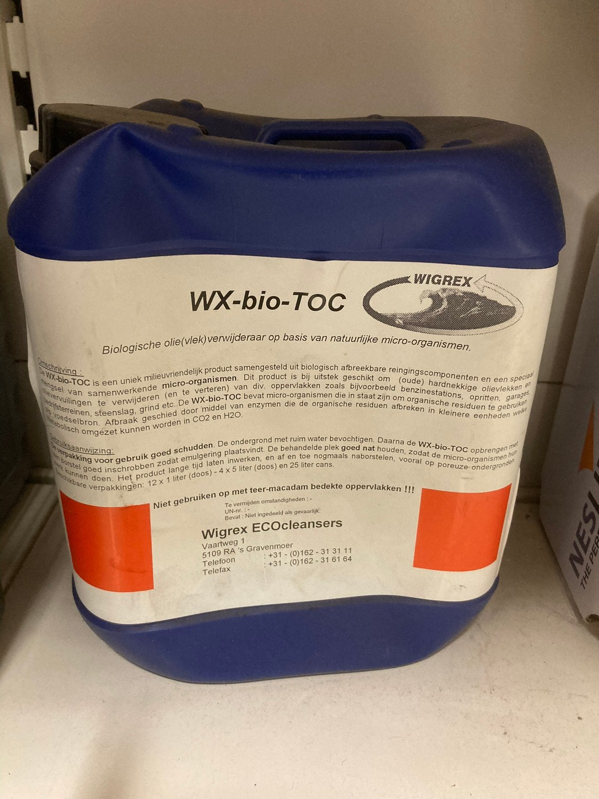 WX-Bio olievlekverwijderaar, Ophalen of Verzenden