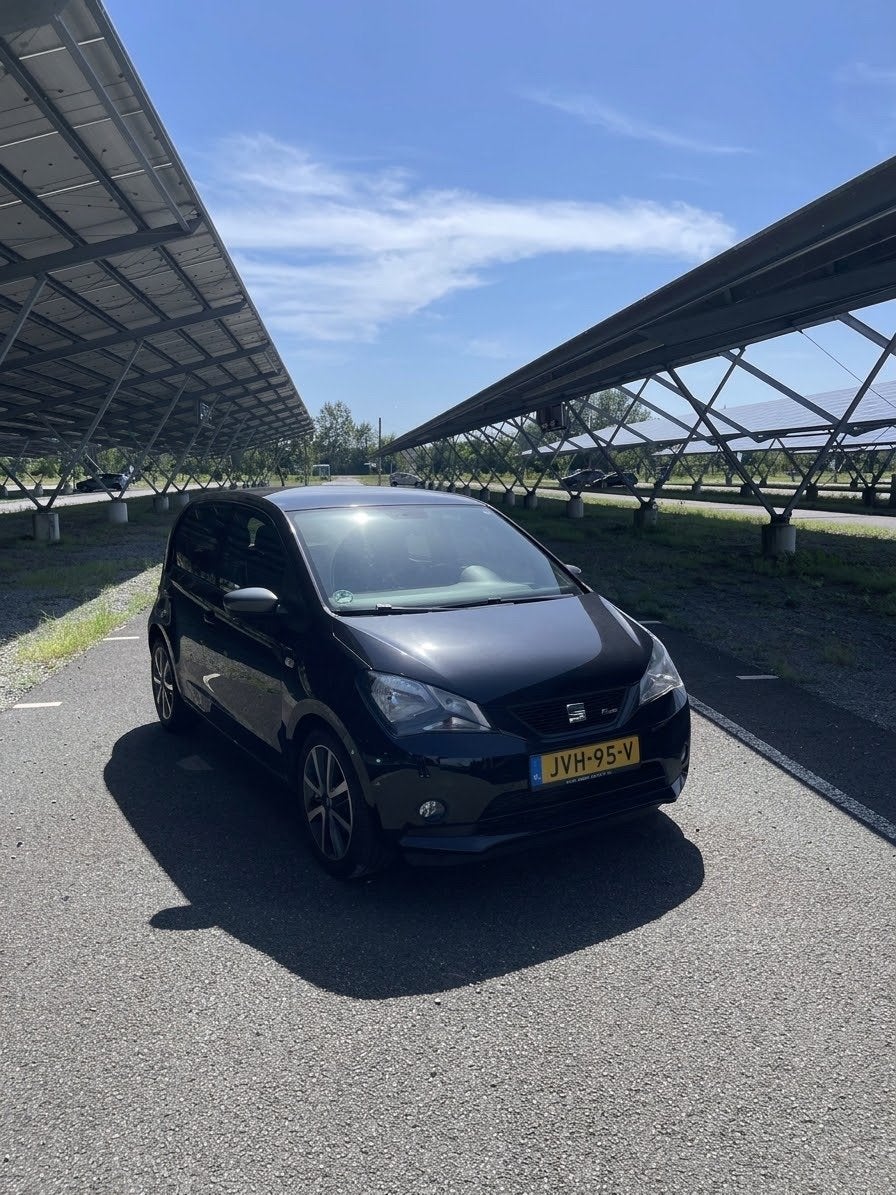 Seat Mii 1.0 FR 75pk 5D 2016, Voorwielaandrijving, Stof, 74 pk, Zwart