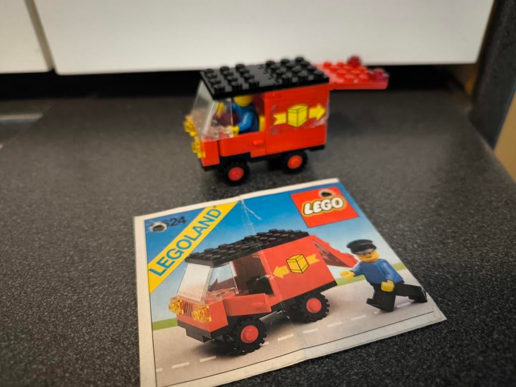 LEGO set 6624: Postwagen met postbode (vintage), Kinderen en Baby's, Speelgoed | Duplo en Lego, Gebruikt, Ophalen of Verzenden