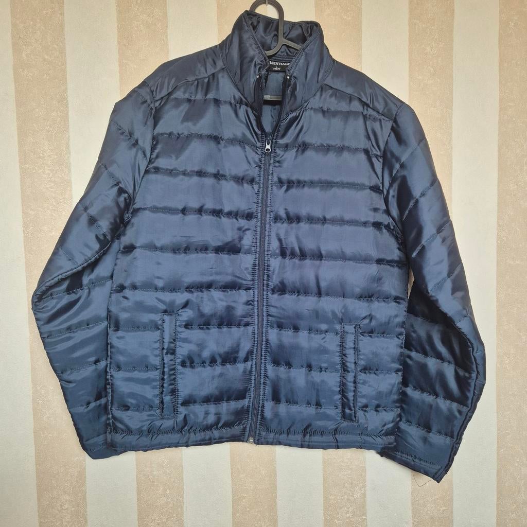Nieuwe Heren Zomerjas - Donkerblauw - Maat L, Maat 52/54 (L), TESSENTIALS, Blauw, Nieuw