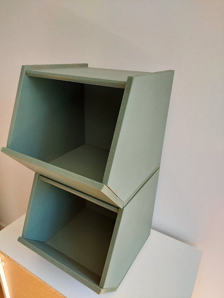 Twee houten opbergbakken van Little Nice Things, Ophalen of Verzenden, Zo goed als nieuw, Opbergmeubel, Losse elementen