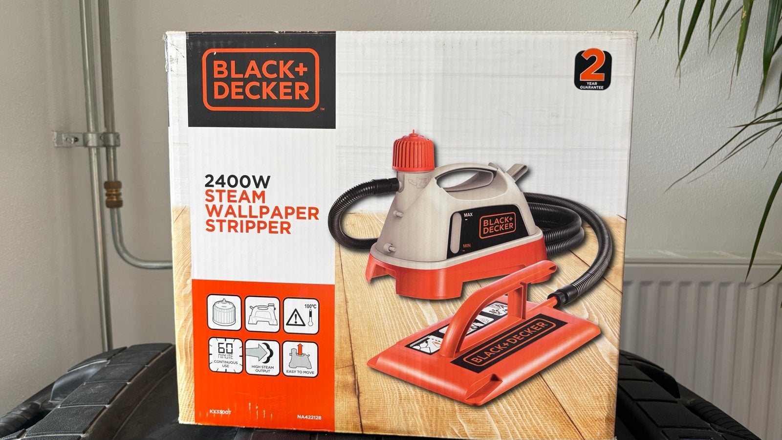 BLACK+DECKER 2400W Stoom Behangafstomer, Ophalen, Zo goed als nieuw, Overige typen
