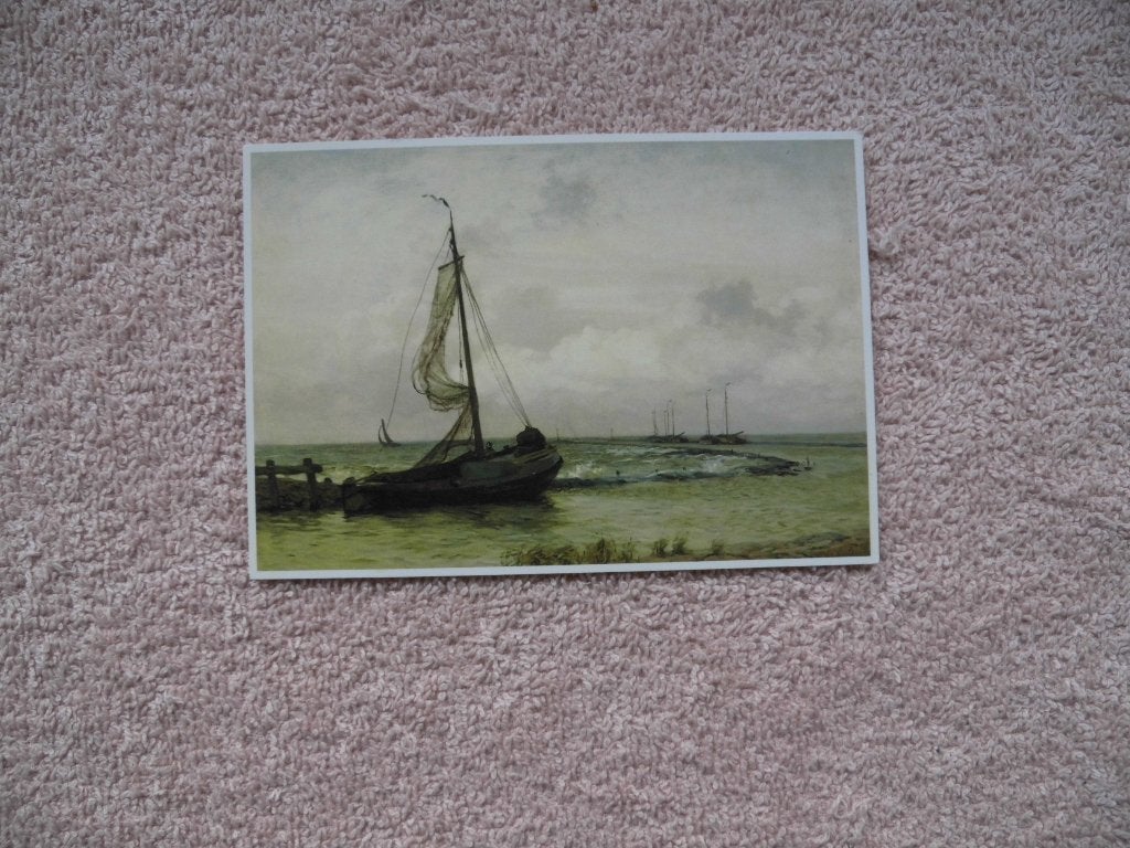 Gezicht langs de Zuiderzee - Kunst W.B. Tholen, Ophalen of Verzenden, Voor 1920, Ongelopen, Utrecht