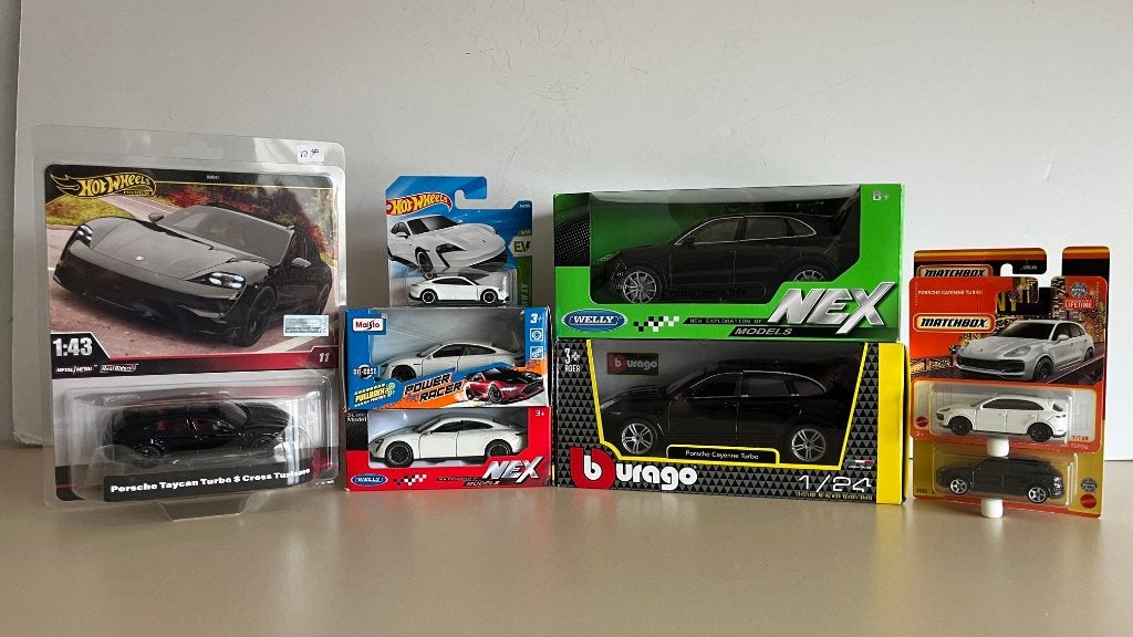 8x Modelauto Porsche Cayenne Taycan 1:24 1:43 1:64  Nieuw, Hobby en Vrije tijd, Ophalen of Verzenden, Nieuw, Auto, Overige merken