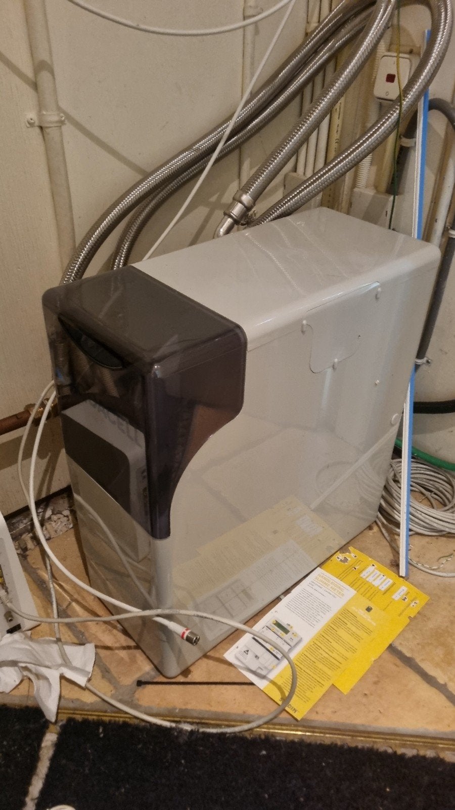 Aquacell Waterontharder met zout - Zo goed als nieuw, Ophalen of Verzenden, Zo goed als nieuw, Waterontharder met zout