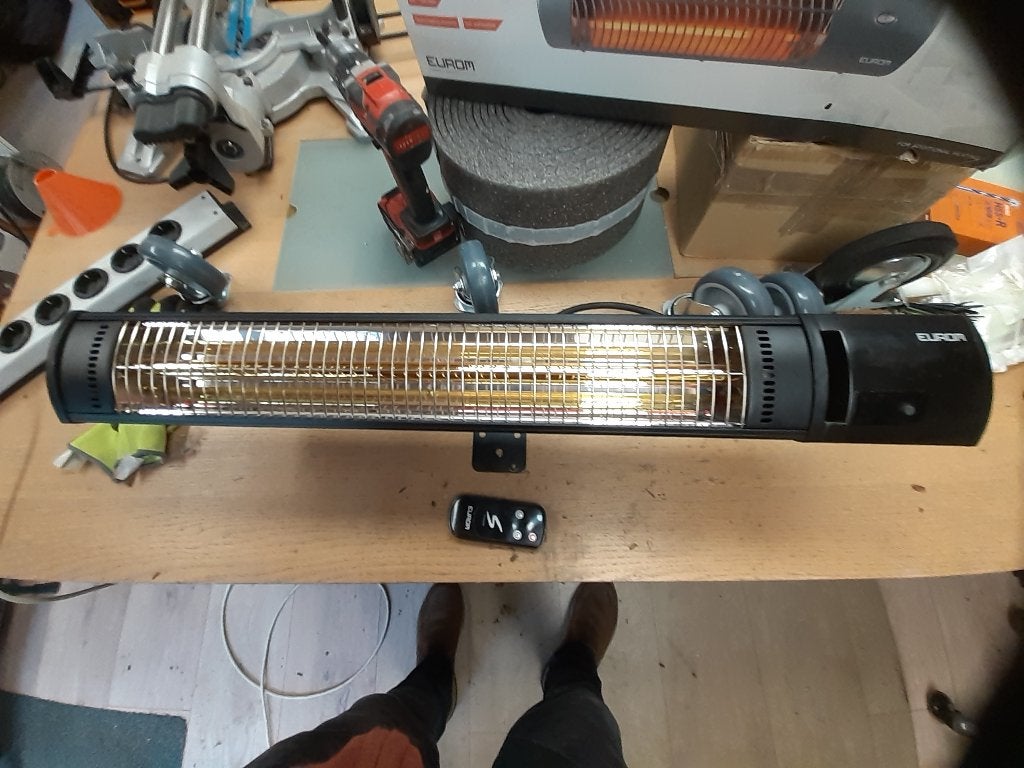 Terrasverwarming, Tuin en Terras, Ophalen, Gebruikt, Elektrisch, Wand