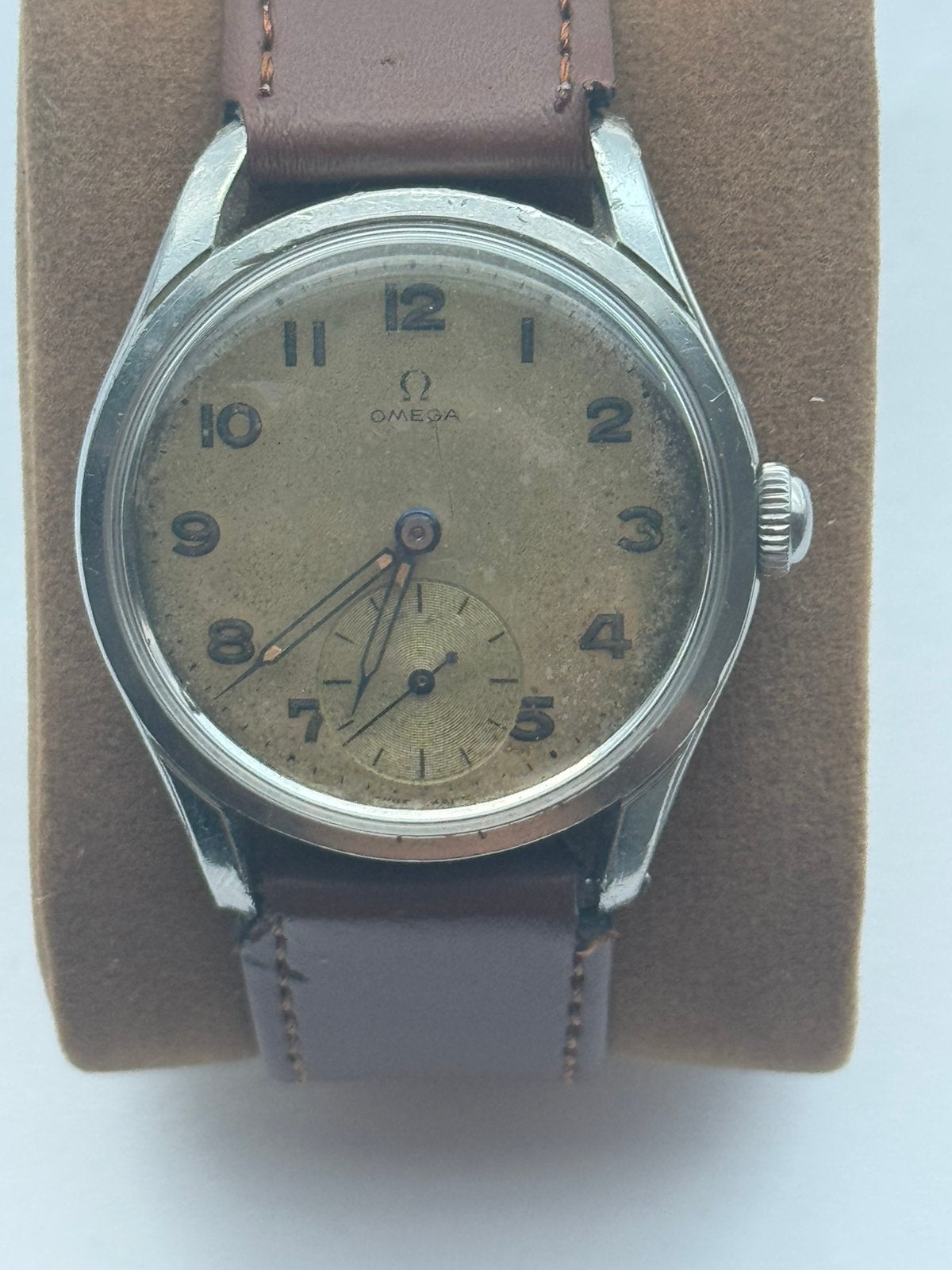 Vintage Omega Ref. 2639 Cal. 265 – 15 Jewels–ca.1950–Werkend, Staal, Met bandje, Polshorloge, 1930 tot 1960