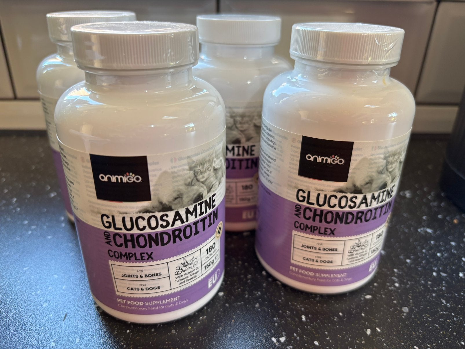 4 Potten Glucosamine voor dieren, merk Animigo, Ophalen of Verzenden, Hond