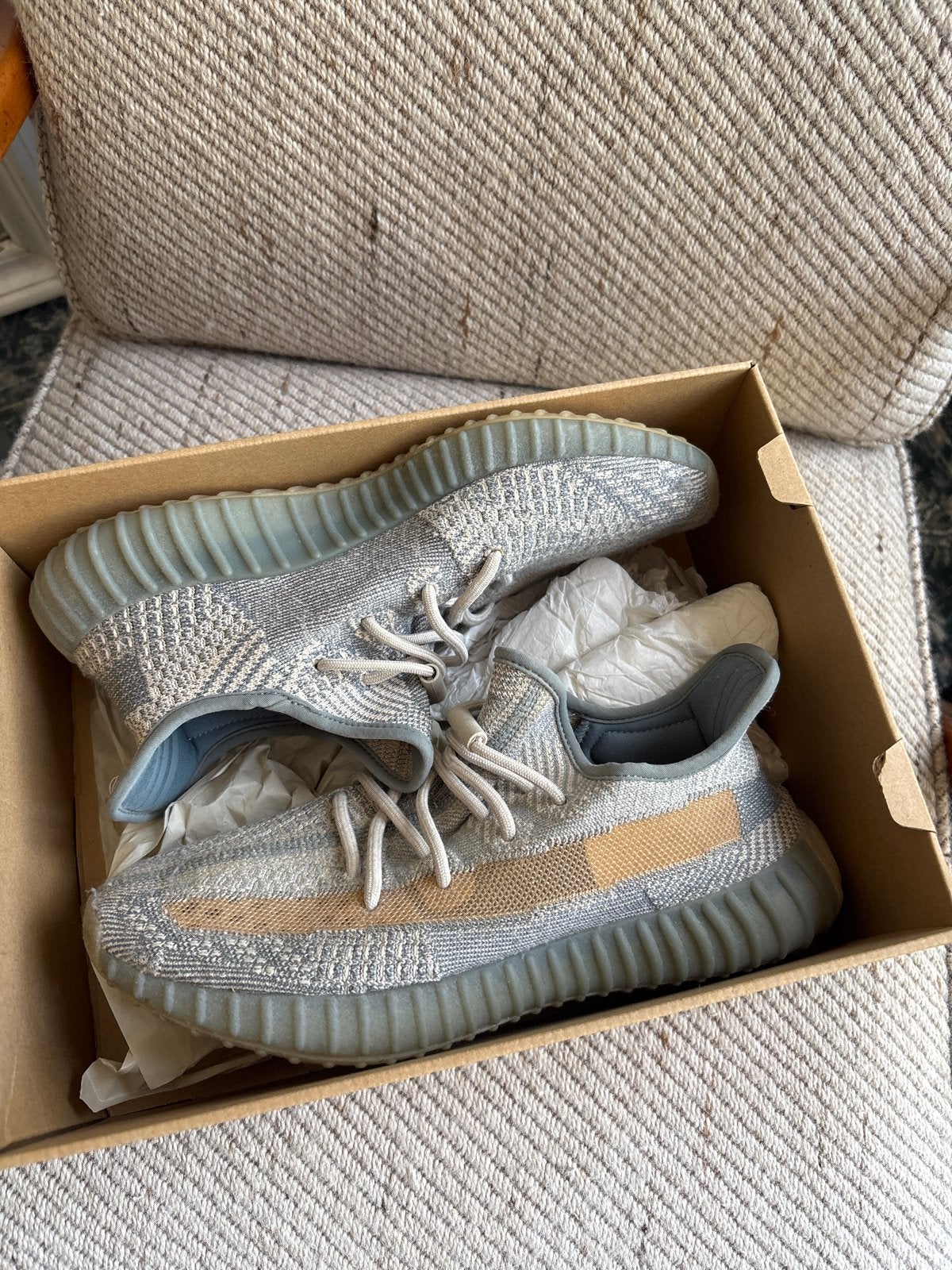 Adidas Yeezy Boost 350 V2 Israfil - Maat 42 1/2, Ophalen, Zo goed als nieuw, Overige kleuren, Sneakers of Gympen