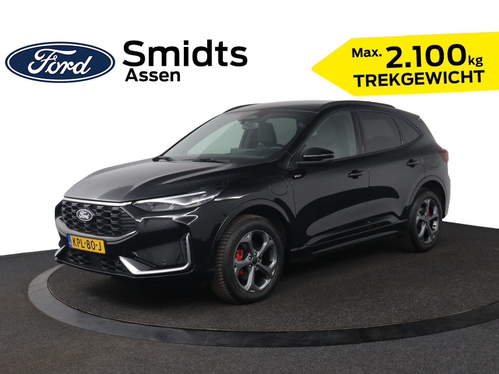 Ford Kuga 2.5 PHEV 243 pk ST-Line X I AGR stoelen I Adapt Cr, Dealer onderhouden, 14 kWh, Gebruikt, Zwart